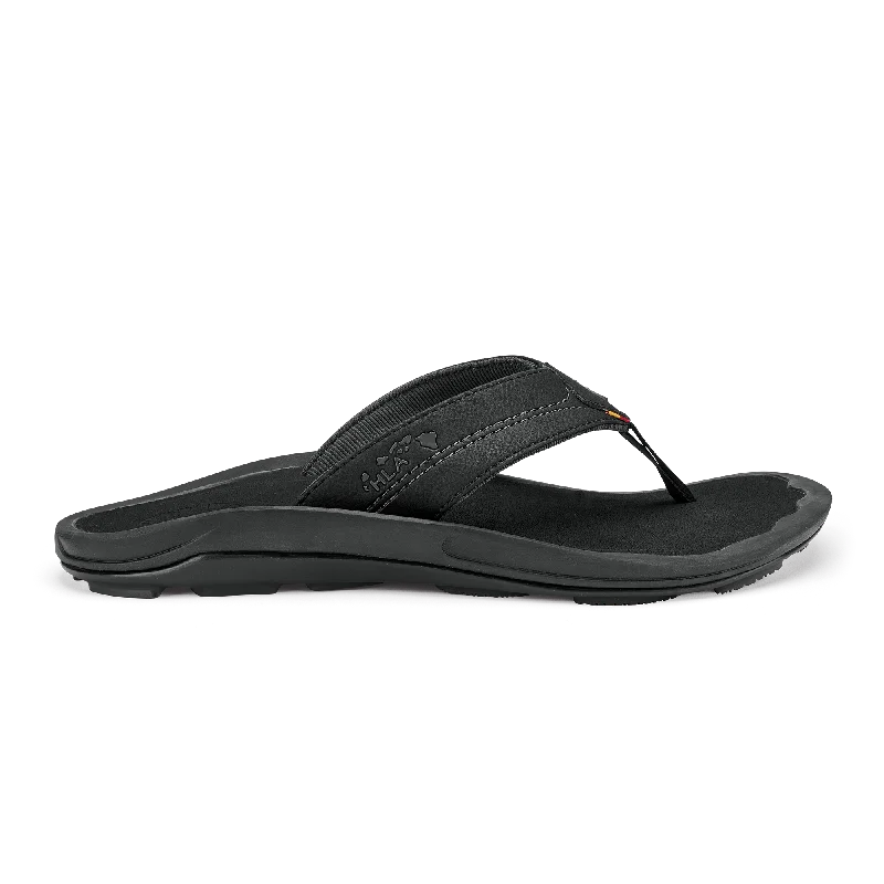 Men's sandals with a removable insole for cleaning Men's sandals with a removable insole for cleaning Kīpī - Black