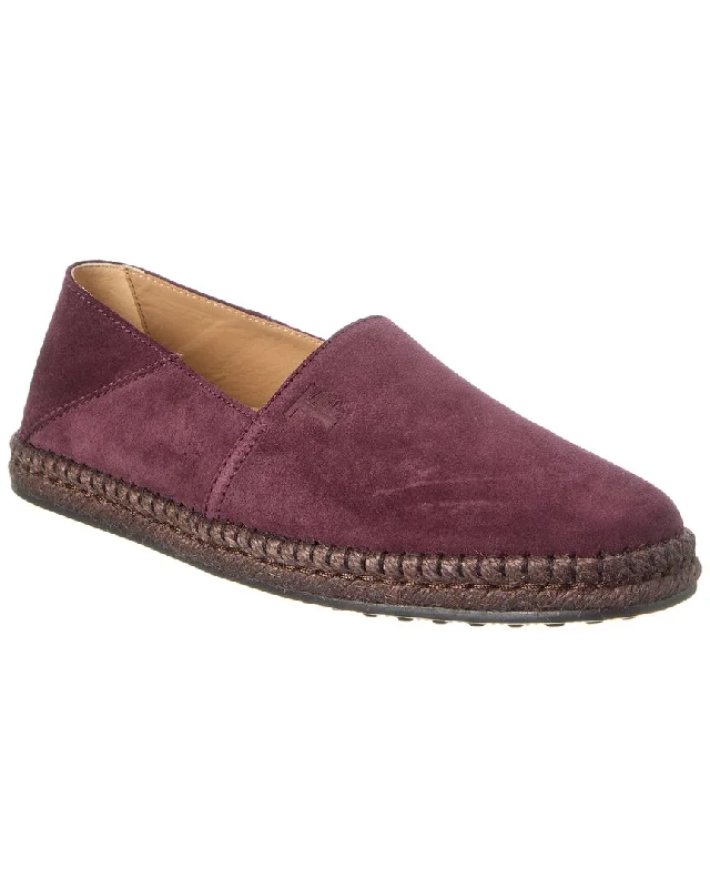 Men's loafers with a moc - toe design Men's loafers with a moc - toe design TOD’s Suede Espadrille