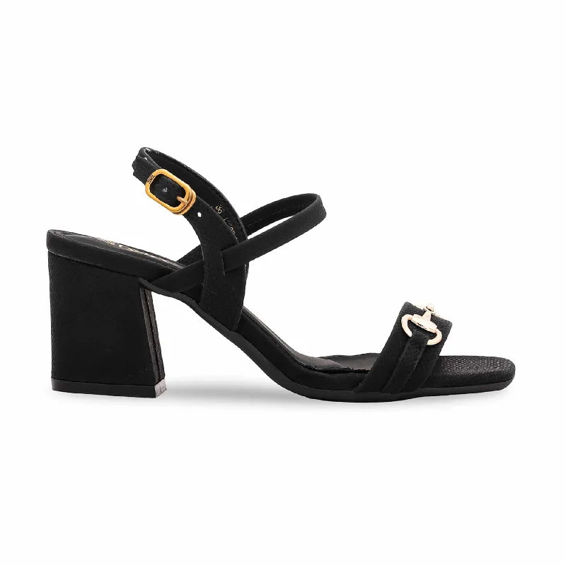 Men's sandals with a stretchy strap for a better fit Men's sandals with a stretchy strap for a better fit Black Formal Sandal FR5324