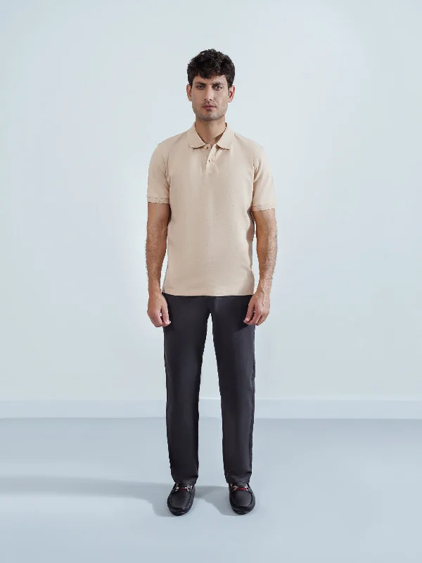 Men's sandals with a padded heel Men's sandals with a padded heel "PAULOS" Comfort Regular Fit Polo Shirt