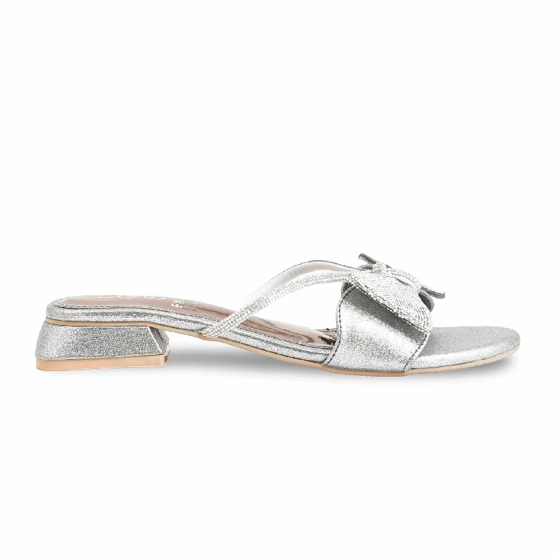 Men's slippers with a memory foam insole Grey Fancy Slipper For Ladies FN7947