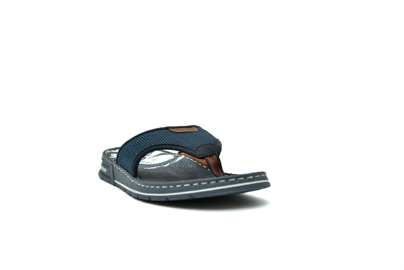 Men's sandals with a perforated leather upper for ventilation Men's sandals with a perforated leather upper for ventilation RIEKER 2129614