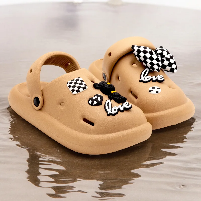 Men's slippers with a decorative pom - pom or tassel Mady bear cloge