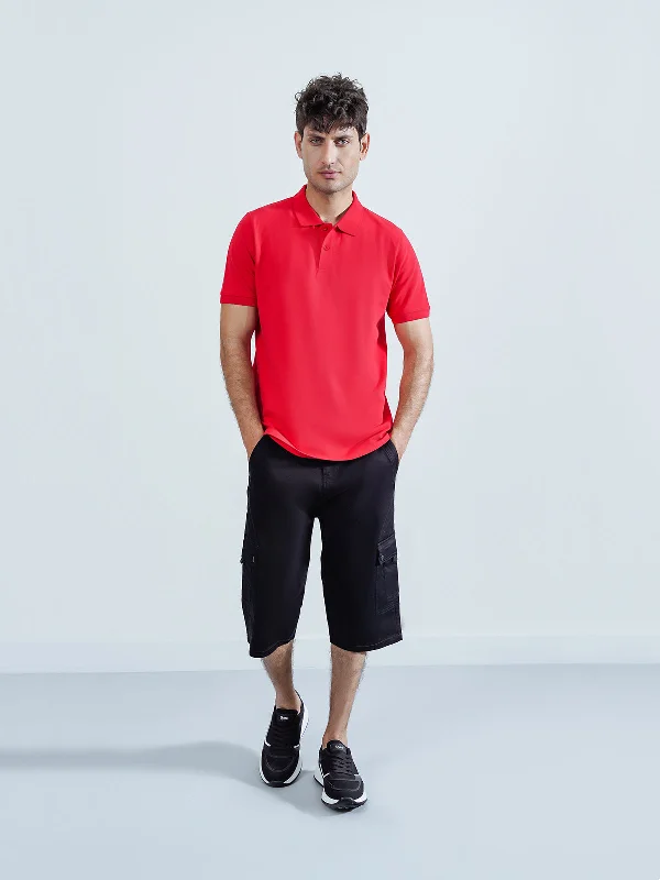 Men's sandals with a flexible sole for easy movement Men's sandals with a flexible sole for easy movement "PAULOS" Comfort Regular Fit Polo Shirt