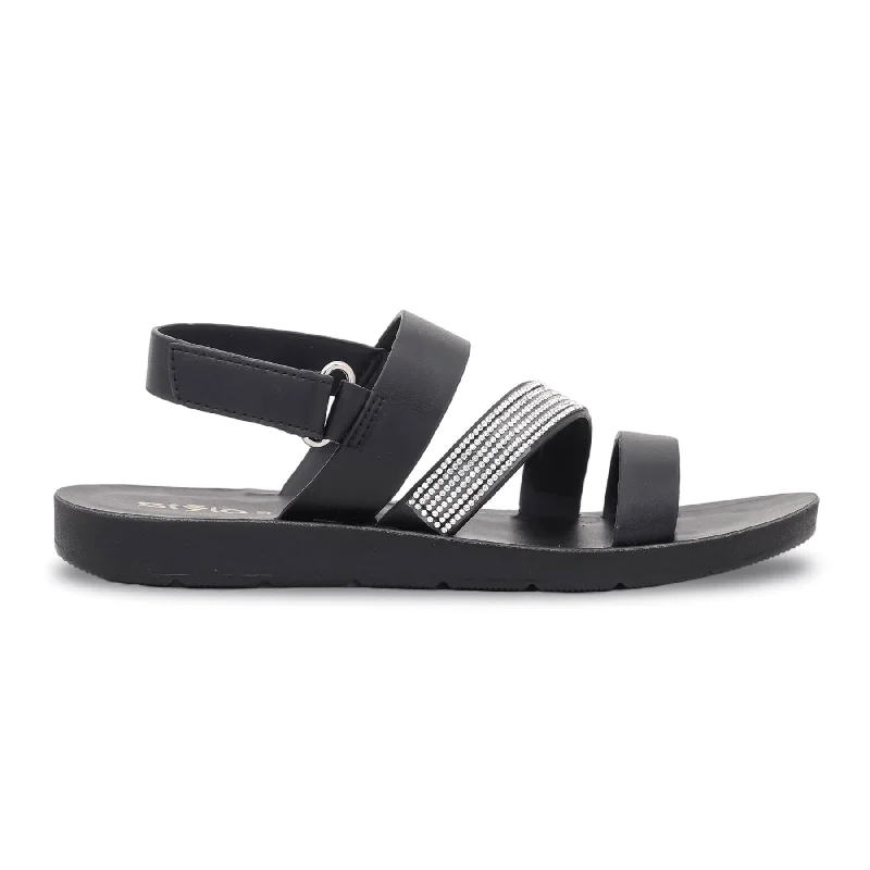 Men's sandals with a rubber sole for traction Men's sandals with a rubber sole for traction Black Casual Sandal CL5241