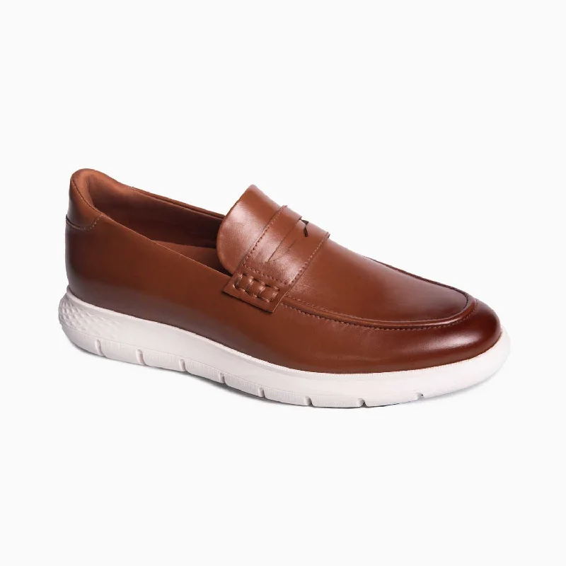 Men's loafers with a perforated leather upper for ventilation Men's loafers with a perforated leather upper for ventilation Douglas St, Men