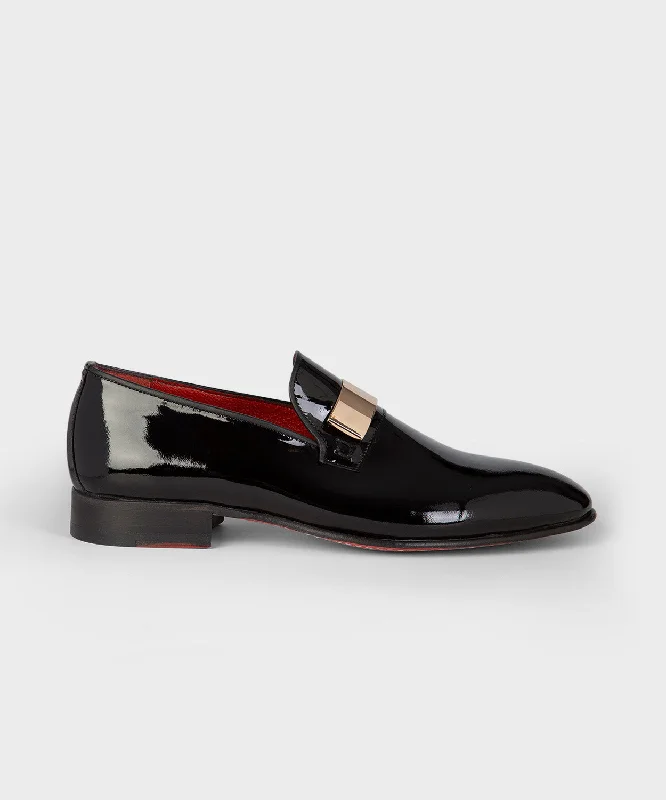 Men's loafers with a leather lining for comfort Men's loafers with a leather lining for comfort Gold Belt Shoes