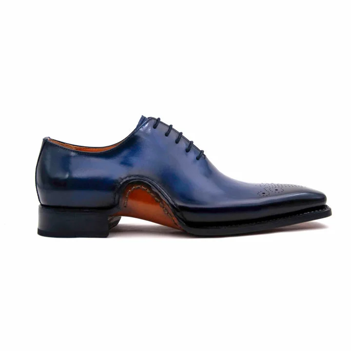 Men's formal shoes with a leather lining for breathability Men's formal shoes with a leather lining for breathability Cooper Lace Up Shoes - Navy