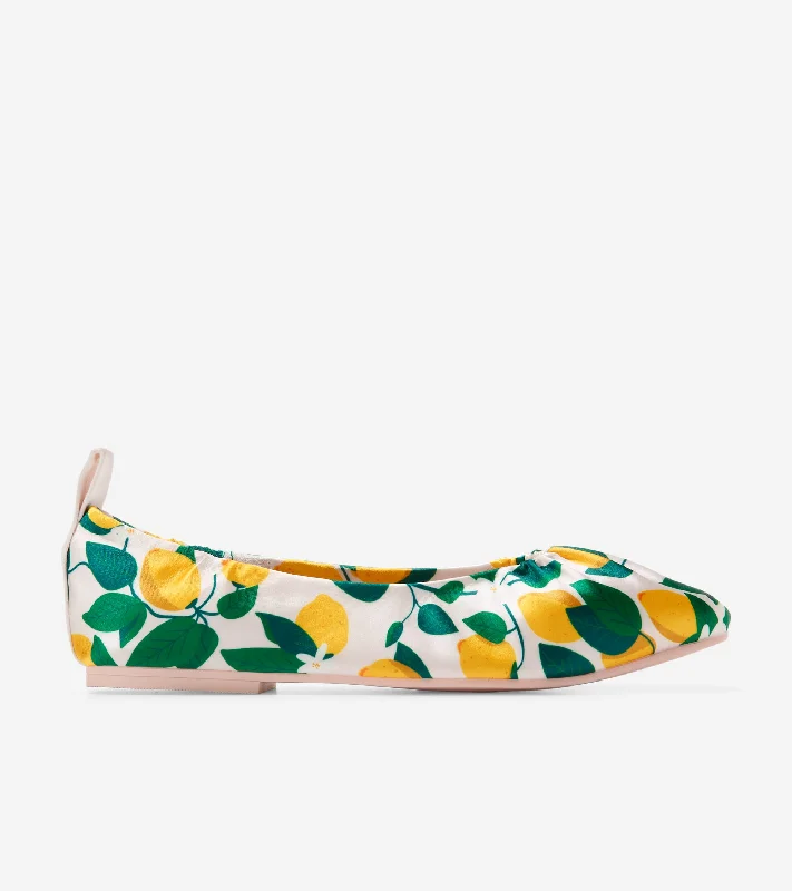 Men's formal shoes with a contrast stitching detail Men's formal shoes with a contrast stitching detail Women's York Soft Ballet Flats