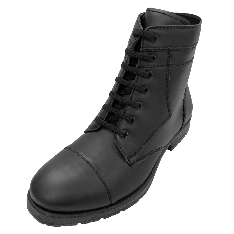 Men's formal shoes with a contrast stitching detail Men's formal shoes with a contrast stitching detail Leather Ankle Length Boots