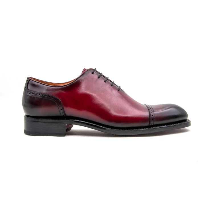 Men's formal shoes with a padded insole for comfort Men's formal shoes with a padded insole for comfort Anthony Lace Up Shoes - Burgundy