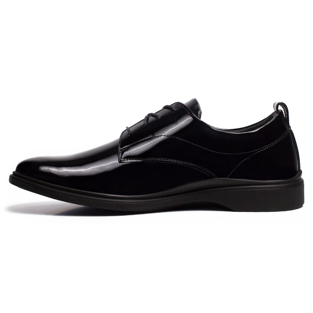 Men's formal shoes with a leather sole and heel Men's formal shoes with a leather sole and heel The Tux (Obsidian)