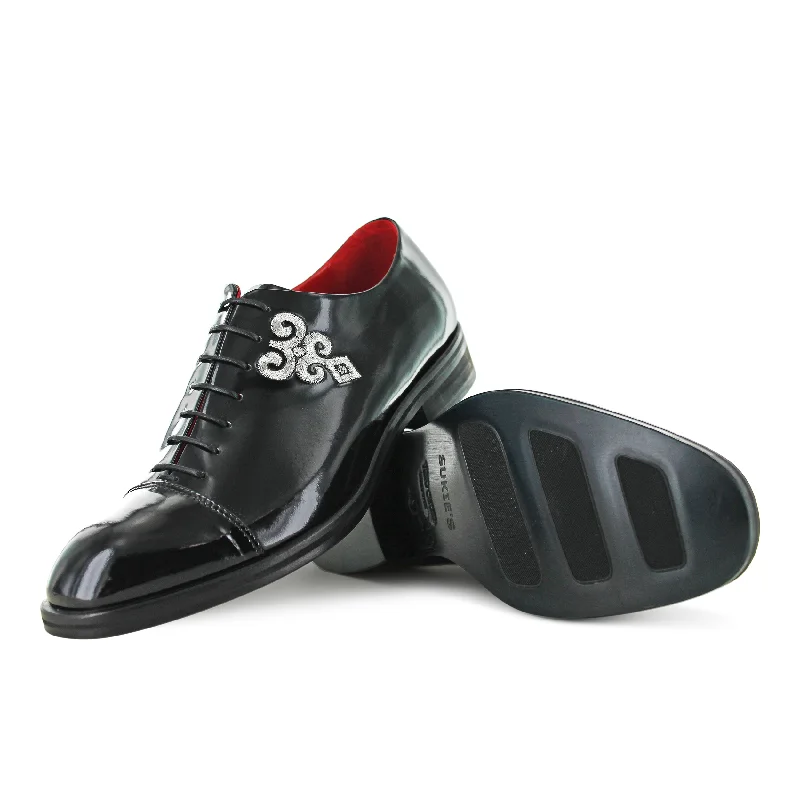 Men's formal shoes with a leather sole and heel Men's formal shoes with a leather sole and heel J4065 - The Iron Throne