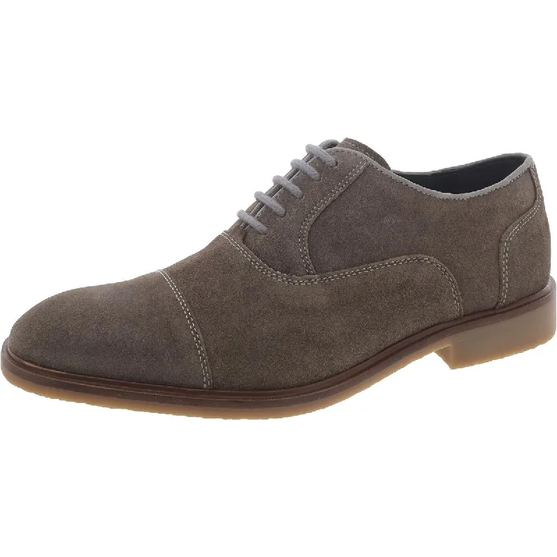 Men's formal shoes with a padded insole for comfort Men's formal shoes with a padded insole for comfort Rollie Mens Suede Lace-Up Oxfords