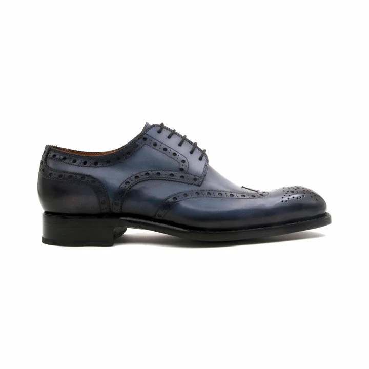 Men's formal shoes with a rubber heel cap for durability Men's formal shoes with a rubber heel cap for durability H and H Brogue Lace Up Shoes - Grey
