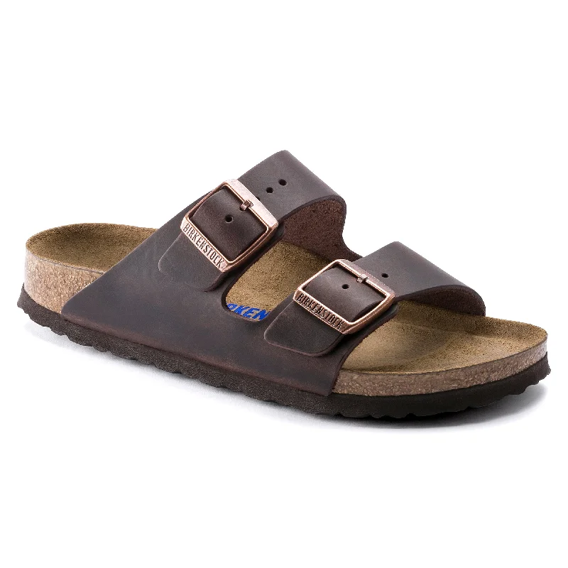 Men's sandals with a flexible sole for easy movementArizona Habana Oil Soft Footbed