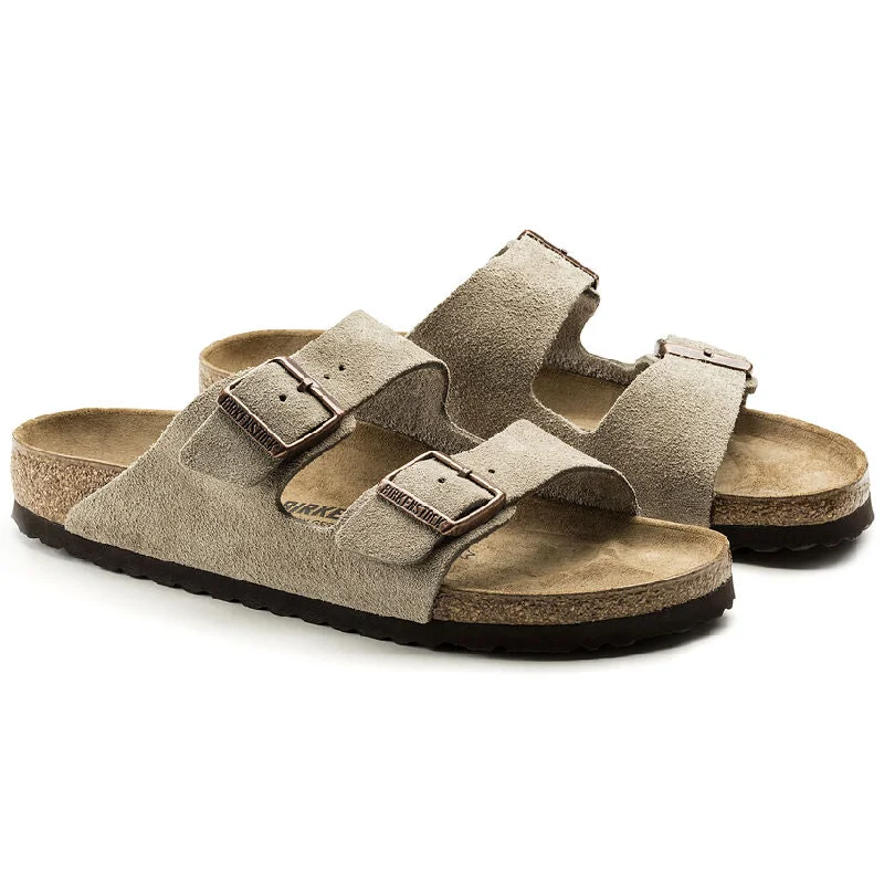 Men's sandals with a durable outer soleArizona Suede Leather Unisex