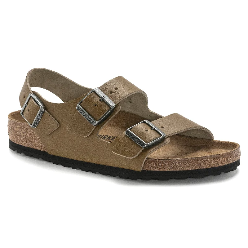Men's sandals with a leather lining for comfortBIRKENSTOCK MILANO LEATHER MEN'S - FINAL SALE!