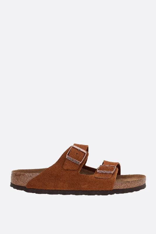 Flip - flop style men's sandals for beach wearArizona BS suede flat sandals (Narrow Fit)