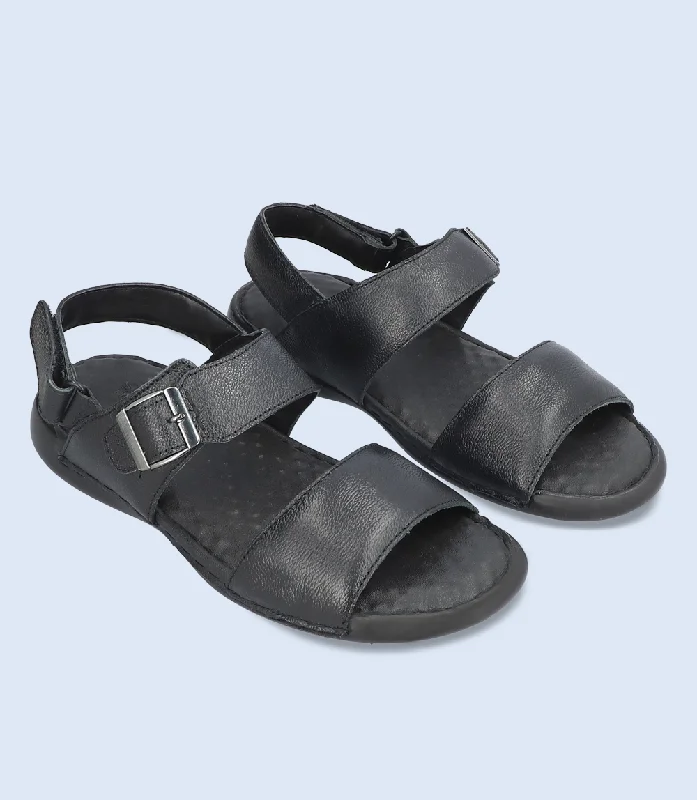 Men's sandals with a cushioned footbedBM6217-BLACK-MEN Comfort Sandal