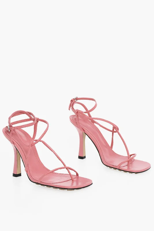 Men's sandals with a stretchy strap for a better fitBottega Veneta Leather The Line Mules 9Cm