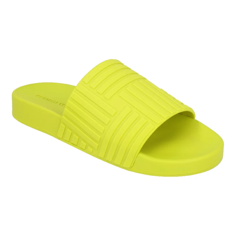 Men's sandals with a flexible sole for easy movementBottega Veneta Resort Slides Kiwi