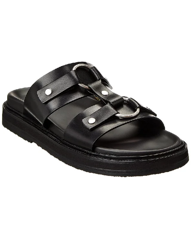 Men's sandals with a contrast stitching detailCELINE Tippi Leather Sandal