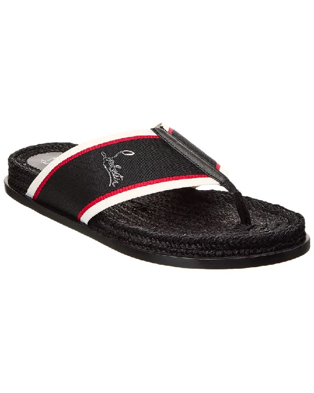 Men's sandals with a cushioned footbedChristian Louboutin Hot Flip Flop