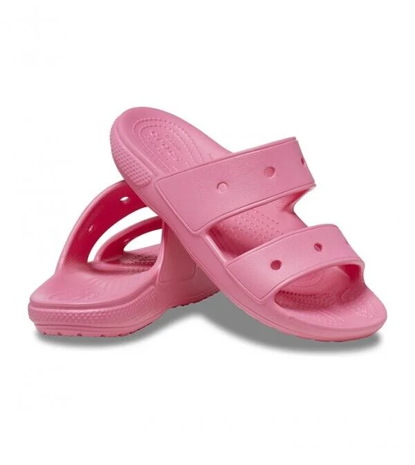 Flip - flop style men's sandals for beach wearCrocs Classic 206761-6VZ Unisex Hyper Pink Comfort Slip-on Slide Sandals CRO123