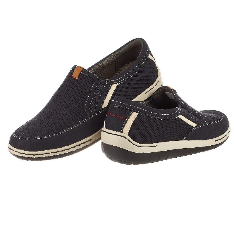 Men's sandals with a perforated leather upper for ventilationDunham FITSYNC SLIP-ON - Mens
