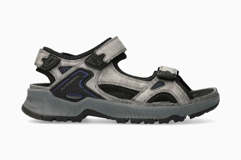 Men's sandals with a leather lining for comfortHonduras - Dark Grey