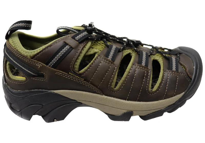 Men's sandals with a leather lining for comfortKeen Arroyo II Mens Trail Waterproof Wide Fit Shoes