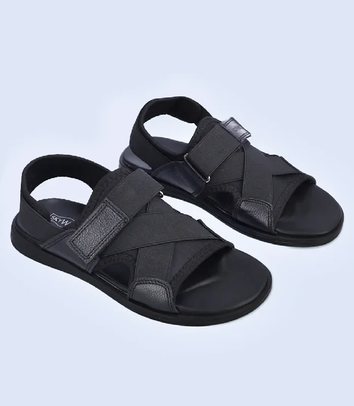 Men's sandals in a neutral color like black or brownM6903-BLACK-Men Comfort Sandal
