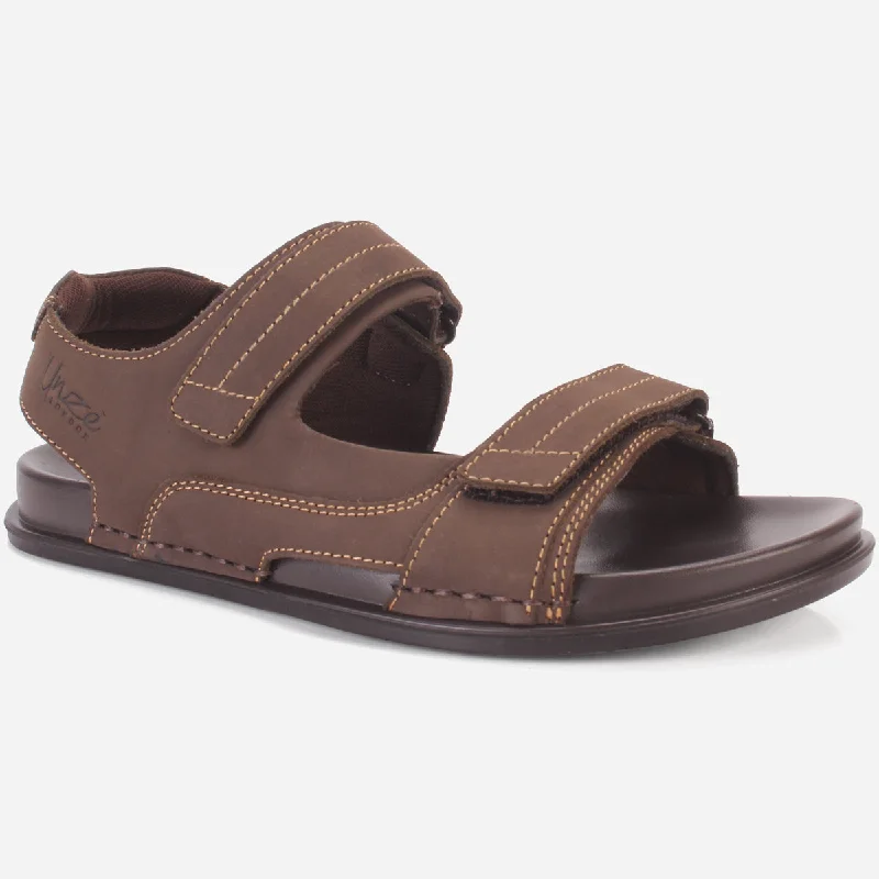 Men's sandals with a perforated leather upper for ventilationMens "CEM" Everyday Summer Sandals