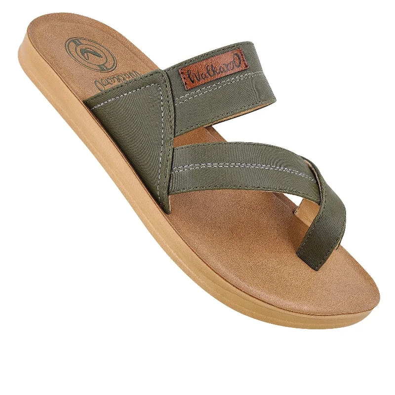 Men's sandals in a neutral color like black or brownMen's Daily Wear Sandals - WG5592 Olive