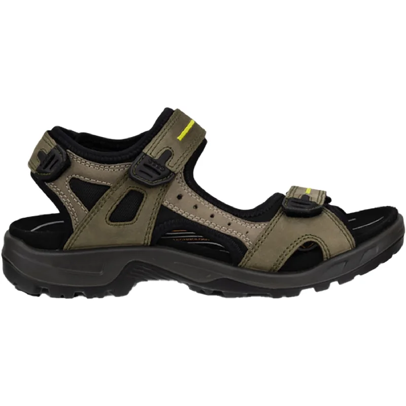 Men's sandals with a toe post designMen's Ecco Yucatan Tarmac / Moon Rock Nubuck