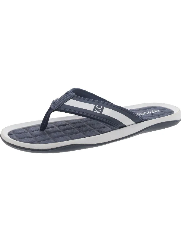 Flip - flop style men's sandals for beach wearMens Faux Leather Thong Flip-Flops
