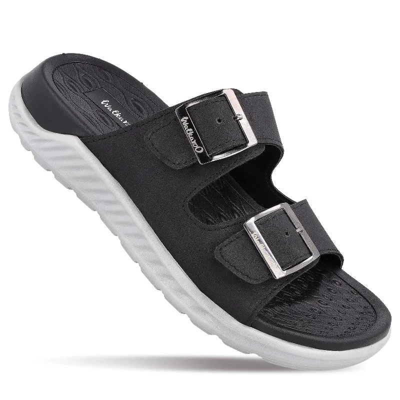 Men's sandals with a rubber sole for tractionMen's Flip Flop Sandal - WC6600 Black