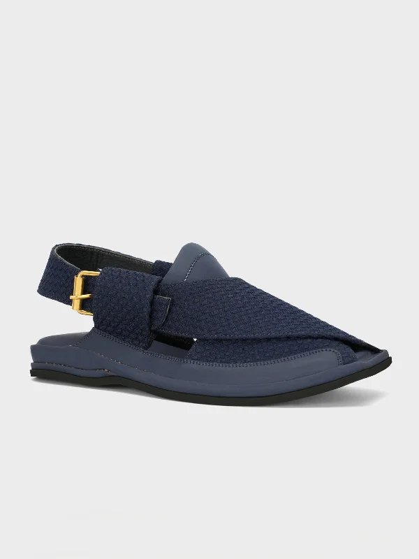 Men's sandals with a padded heelMens "KIPP" Designer Leather Peshawari Sandals