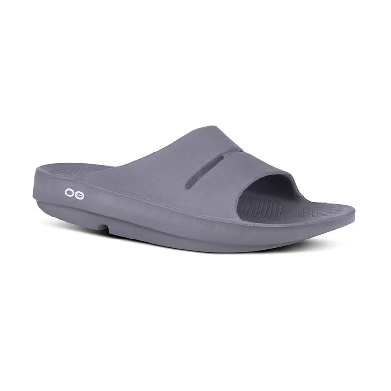 Men's sandals in a neutral color like black or brownMen's OOahh Slide Slate