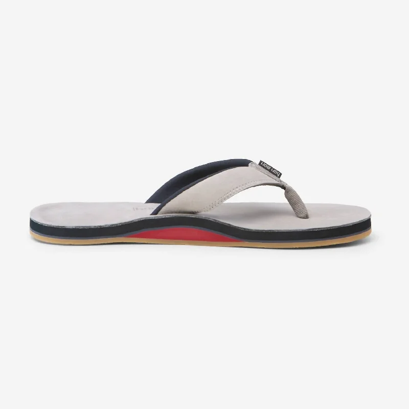 Men's sandals with a buckle closureMen's Pier Flip Flop Sandal In Gray