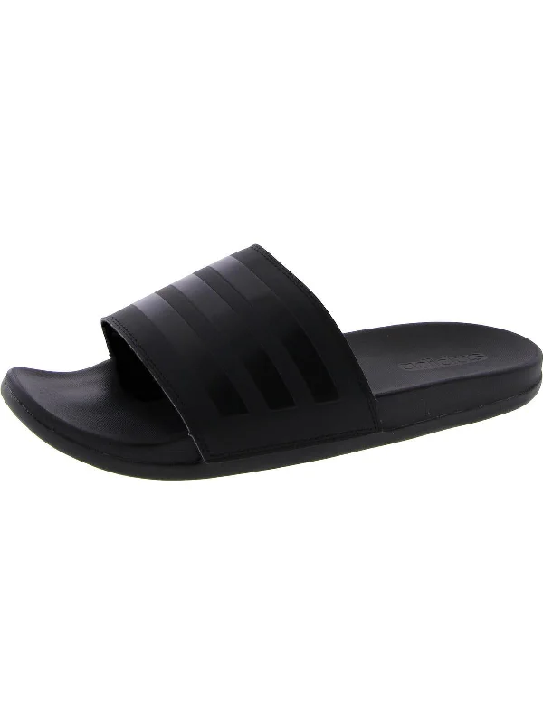 Men's sandals in a neutral color like black or brownMens Slip On Open Toe Slide Sandals