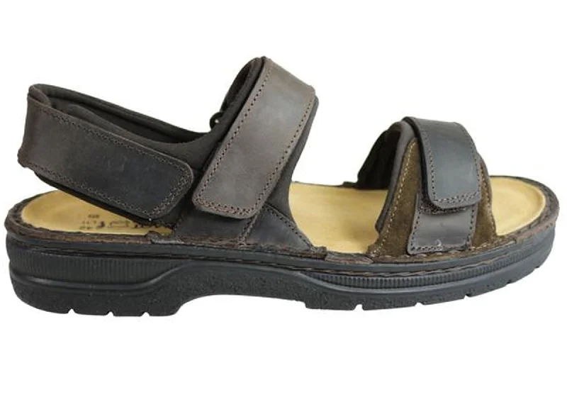 Waterproof men's sandals for water activitiesNaot Arthur Mens Comfort Adjustable Orthotic Friendly Leather Sandals
