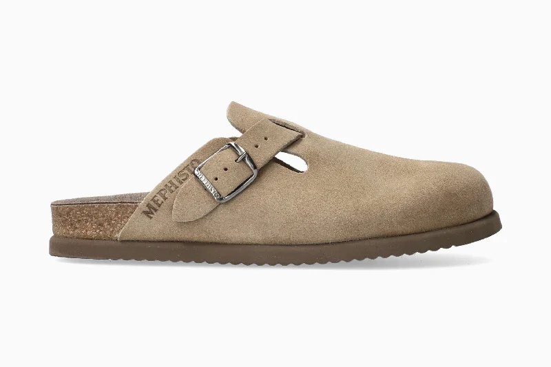 Men's sandals with a leather lining for comfortNathan - Warm Grey