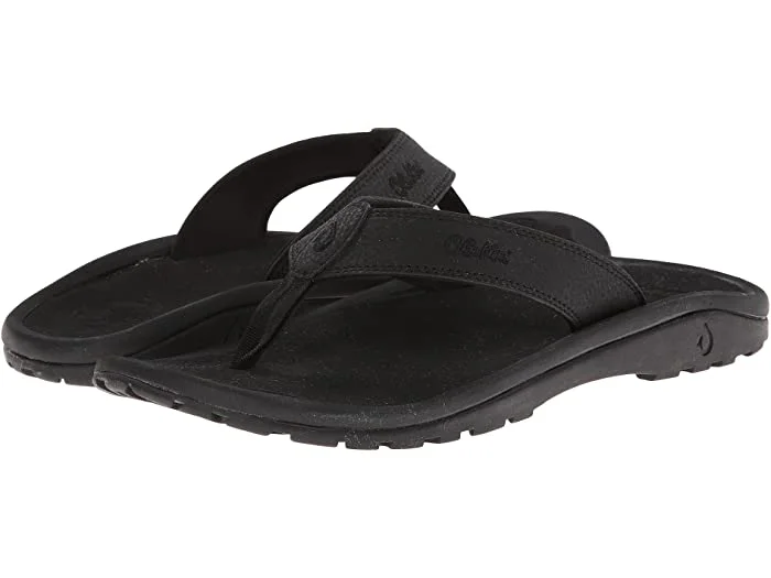 Men's sandals with a padded heelOlukai Men's Ohana Black