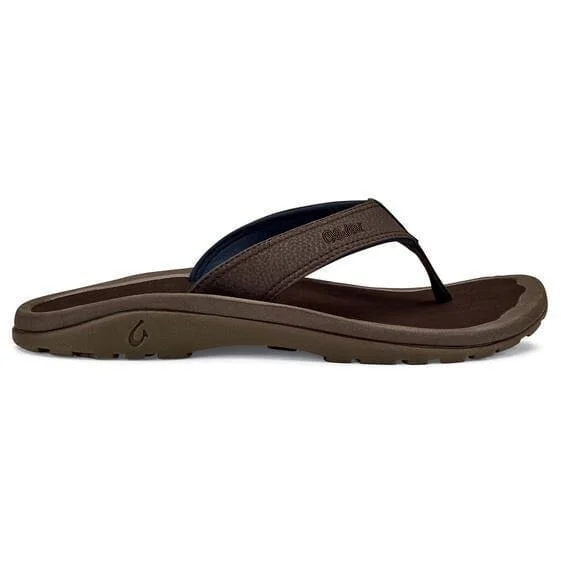 Men's sandals with a decorative buckle or charmOLUKAI OHANA MEN'S