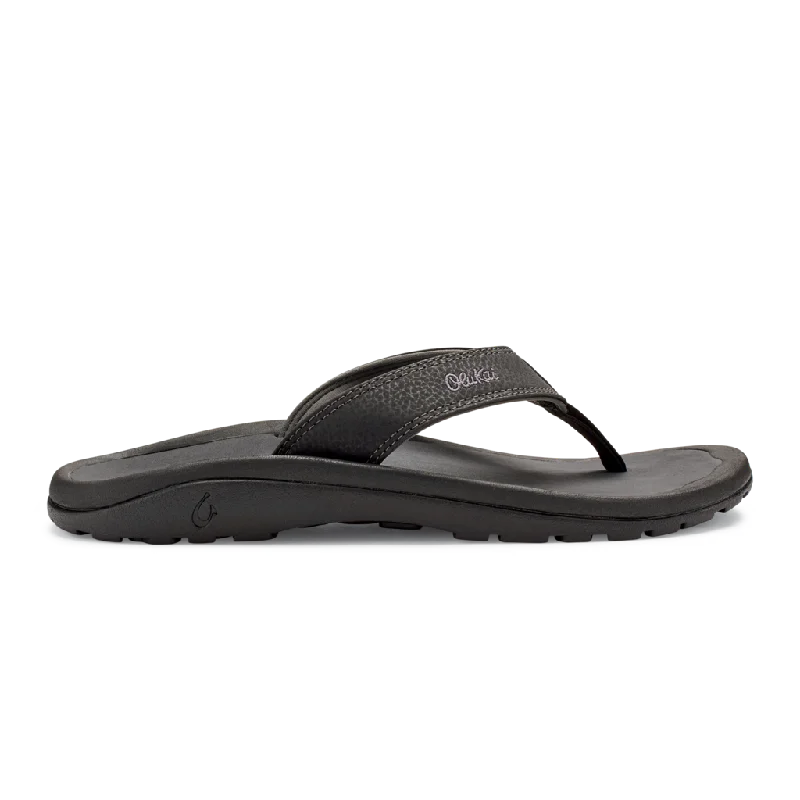 Men's sandals with a cushioned footbedOlukai Ohana Sandal-Black/Dk Shadow