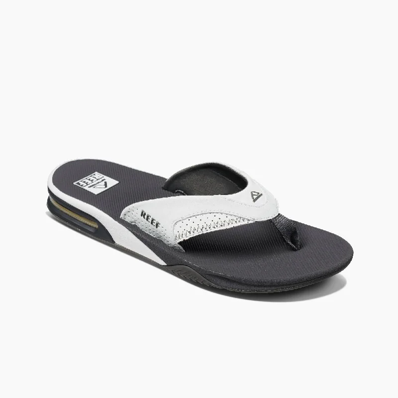 Men's sandals with a flexible sole for easy movementReef Fanning Sandal-Grey/White