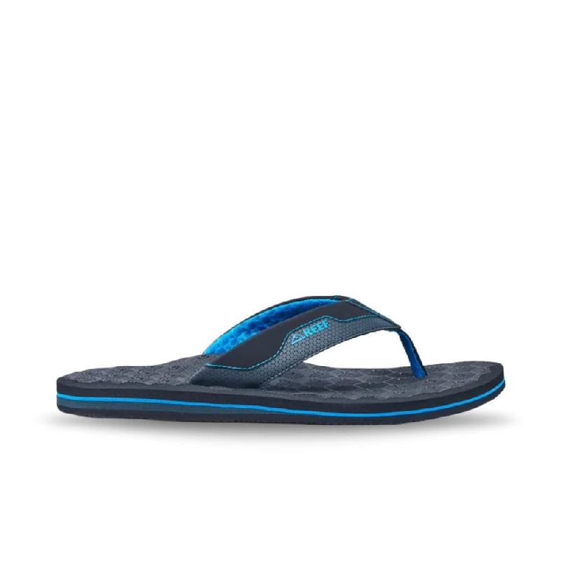 Men's sandals with a rubber sole for tractionReef Men's The Ripper - Black/Blue