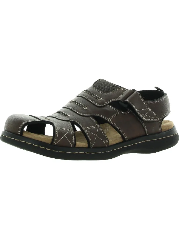 Waterproof men's sandals for water activitiesSearose Mens Closed toe Adjustable Sport Sandals